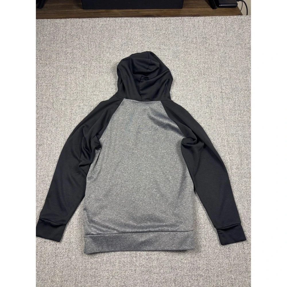 FC Barcelona Messi 10 Hoodie Mens Small Grey Black Soccer FCB‎ Sweatshirt